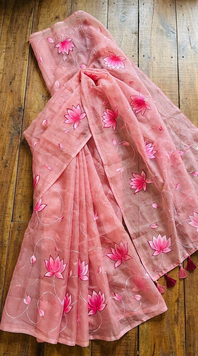 Komol Bithi Mul Cotton Saree