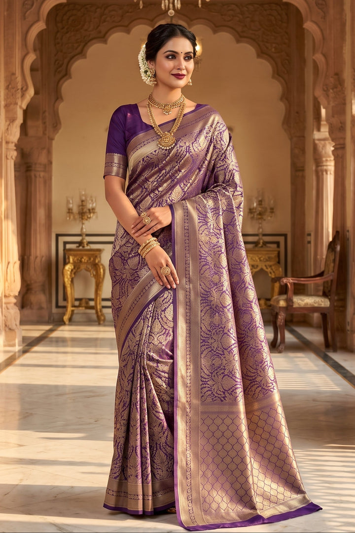 Maharani Weaves Katan Silk Saree