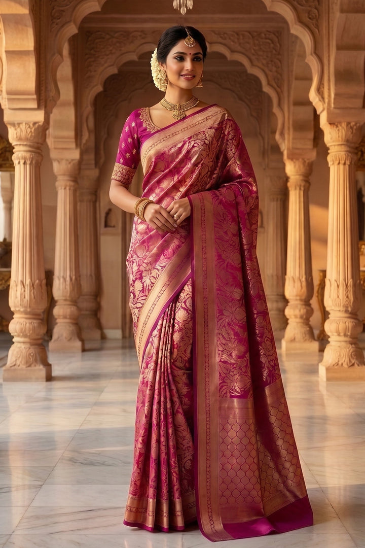 Maharani Weaves Katan Silk Saree