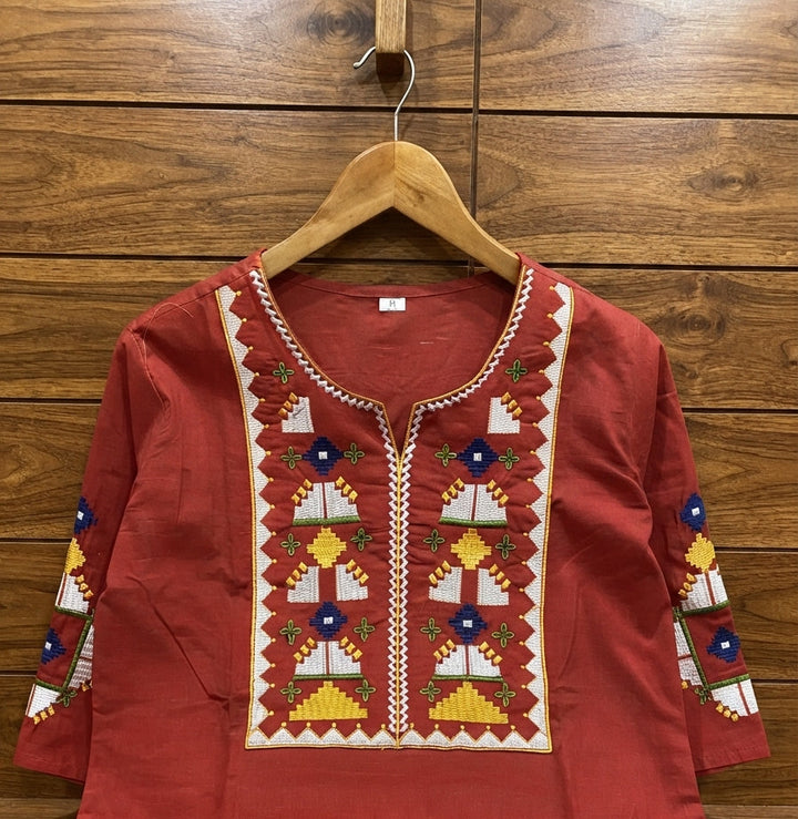 Celestial Charm Cotton Kurti Set