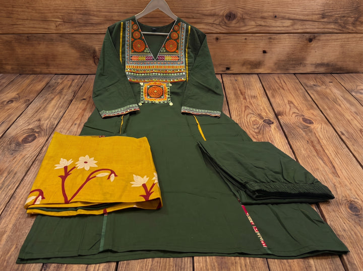 Twist And Turn Cotton Kurti Set