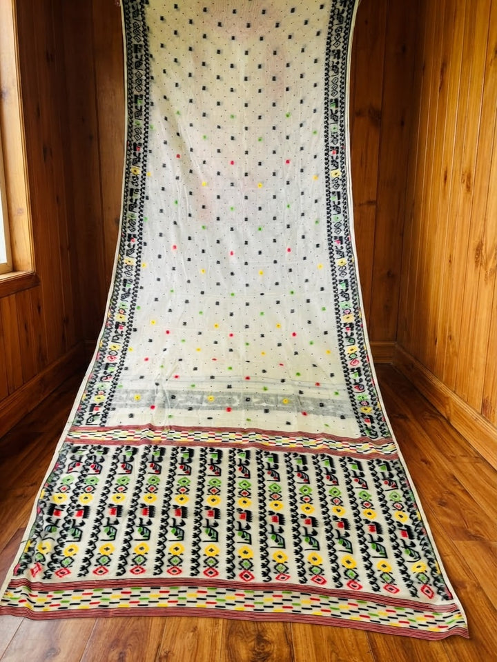 Sutrorekha Dhakai Jamdani Saree
