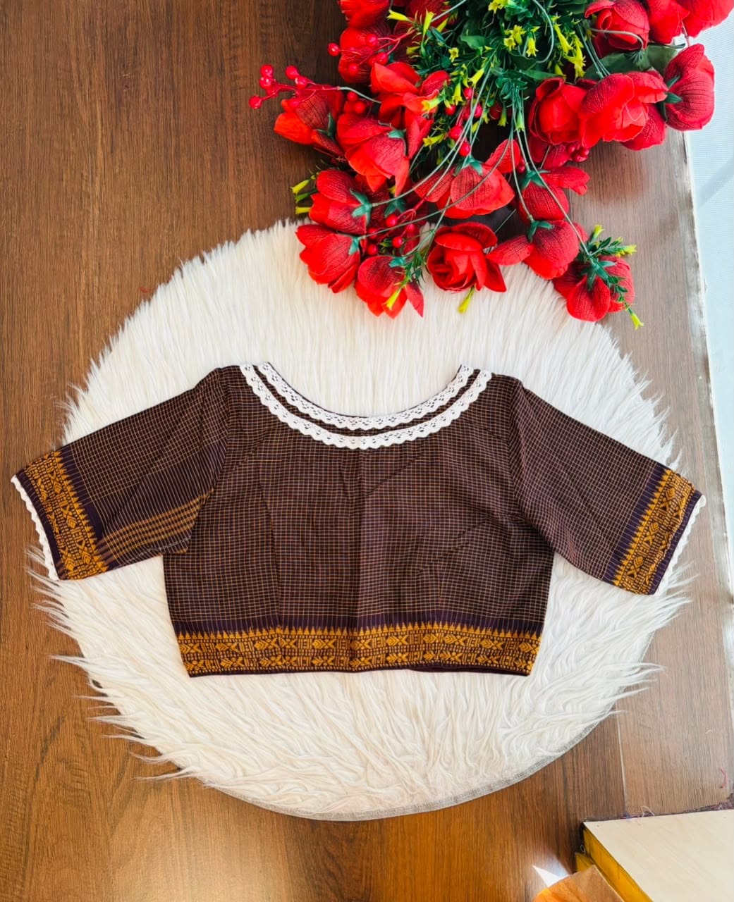 Retro Romance (Designer Cotton Blouse)