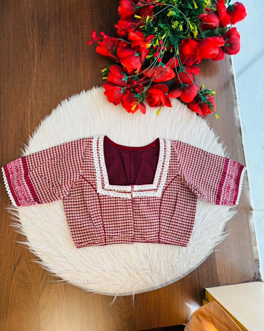 Retro Romance (Designer Cotton Blouse)