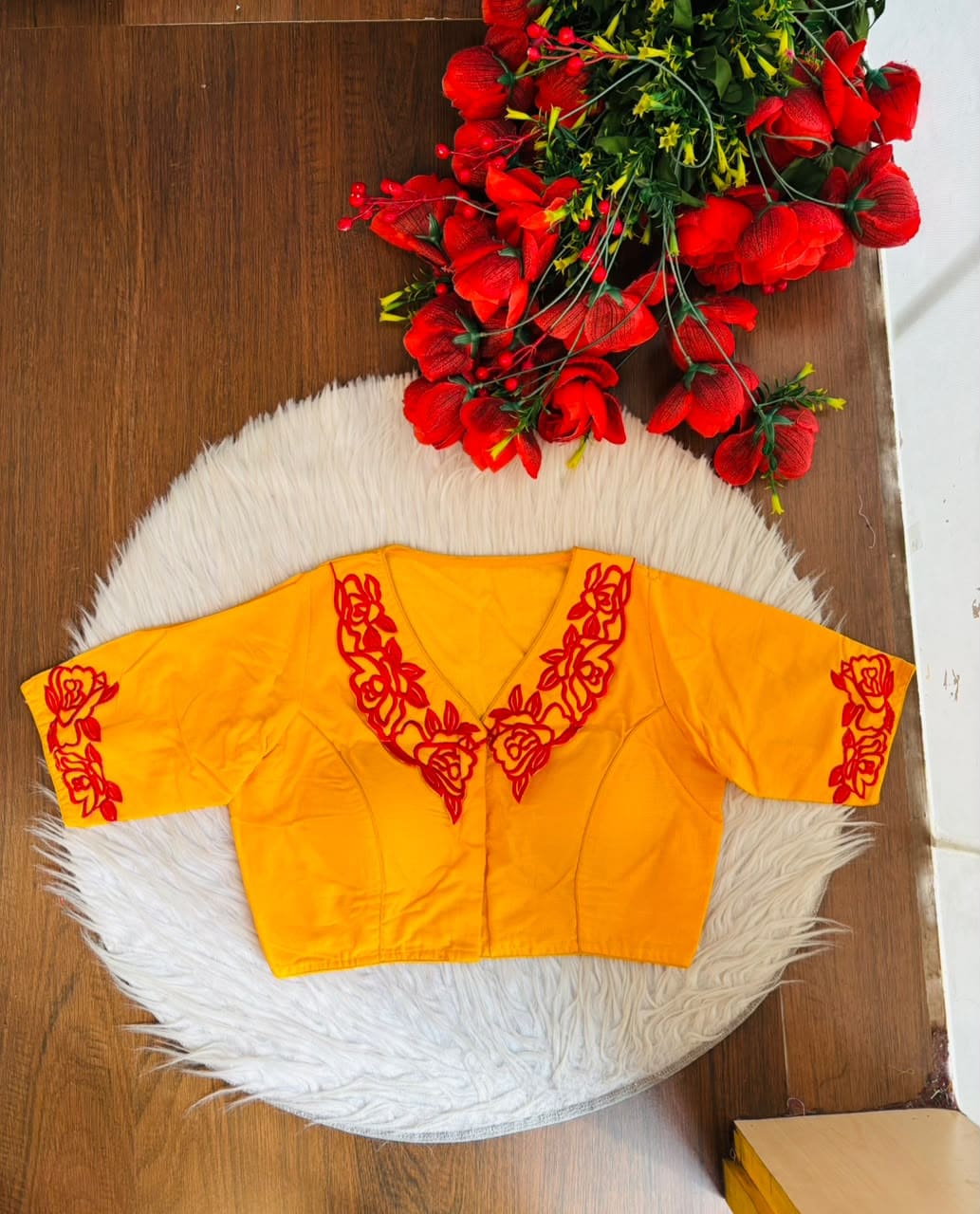 Angel Aura - Designer Blouse With Baby Collar