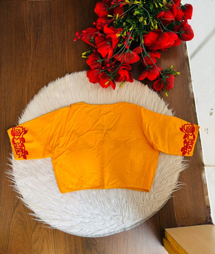 Angel Aura - Designer Blouse With Baby Collar
