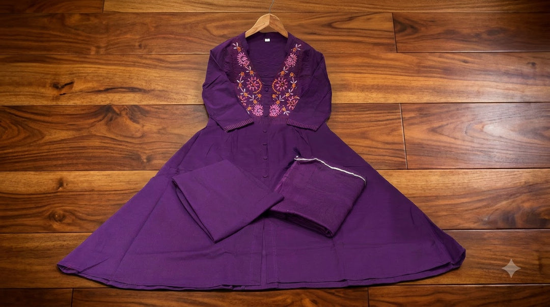 Morning Dew Cotton Kurti set