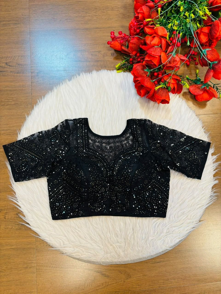 The Celestial Legacy – Designer Organza Blouse