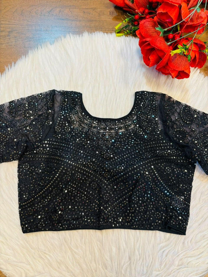 The Celestial Legacy – Designer Organza Blouse