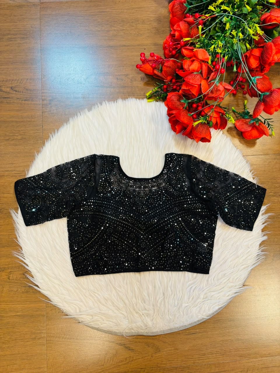 The Celestial Legacy – Designer Organza Blouse