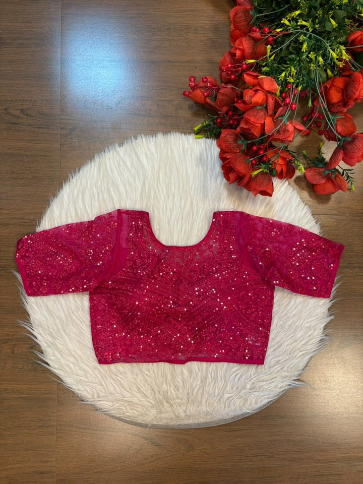 The Celestial Legacy – Designer Organza Blouse