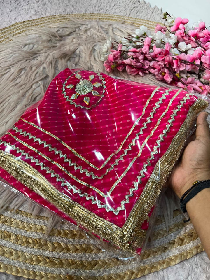 Mon Amaar Gulnaar Kaccha Gota Patti Saree