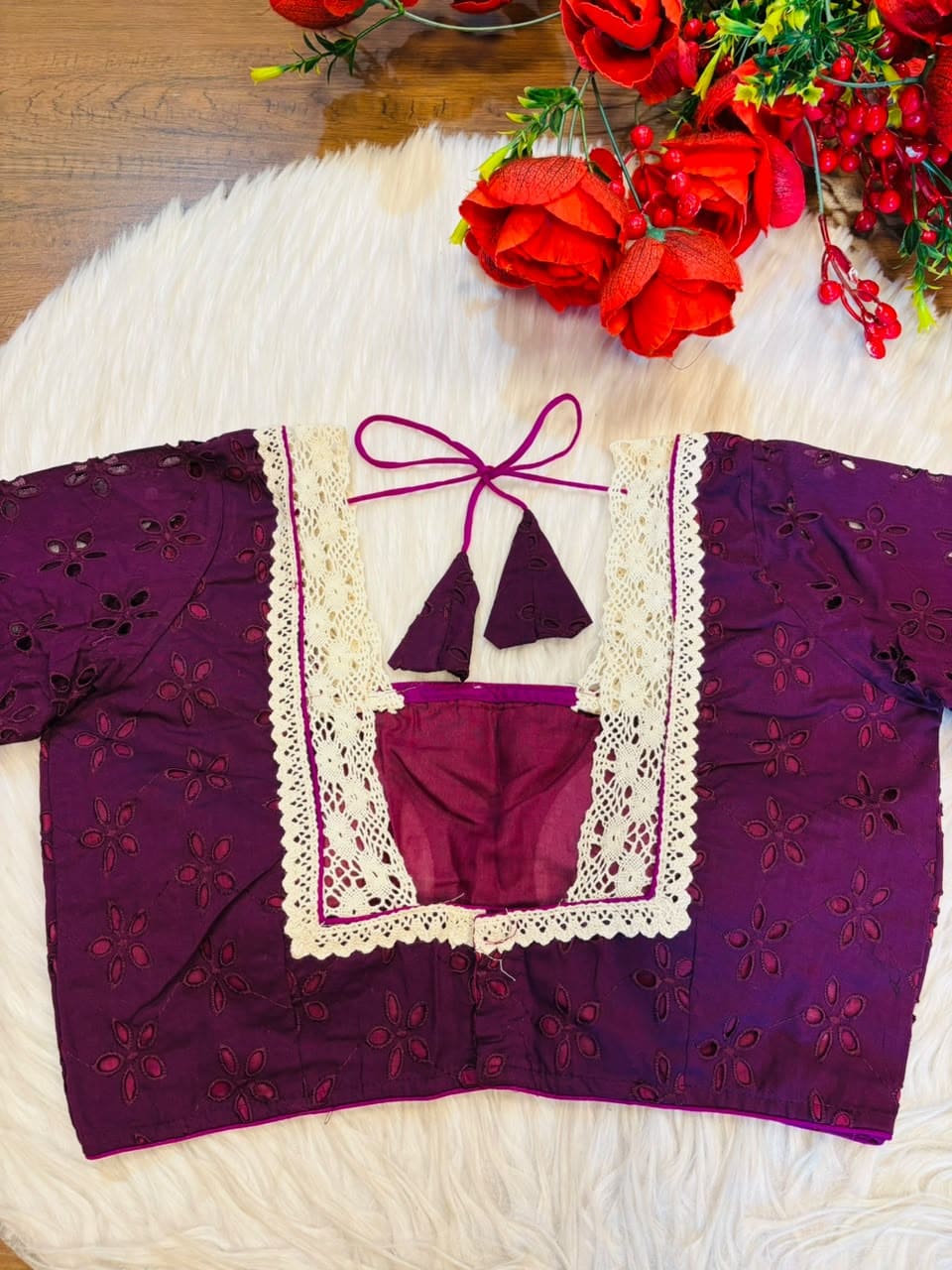 Hakoba Heritage Lace Designer Blouse