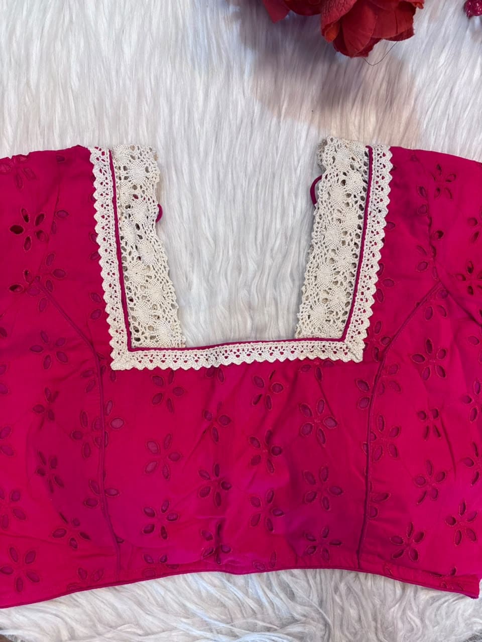 Hakoba Heritage Lace Designer Blouse