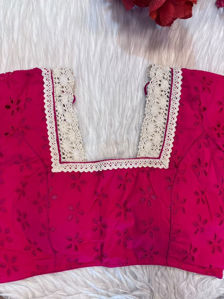 Hakoba Heritage Lace Designer Blouse