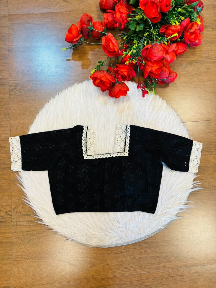 Hakoba Heritage Lace Designer Blouse