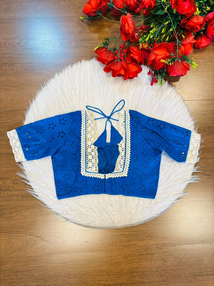 Hakoba Heritage Lace Designer Blouse