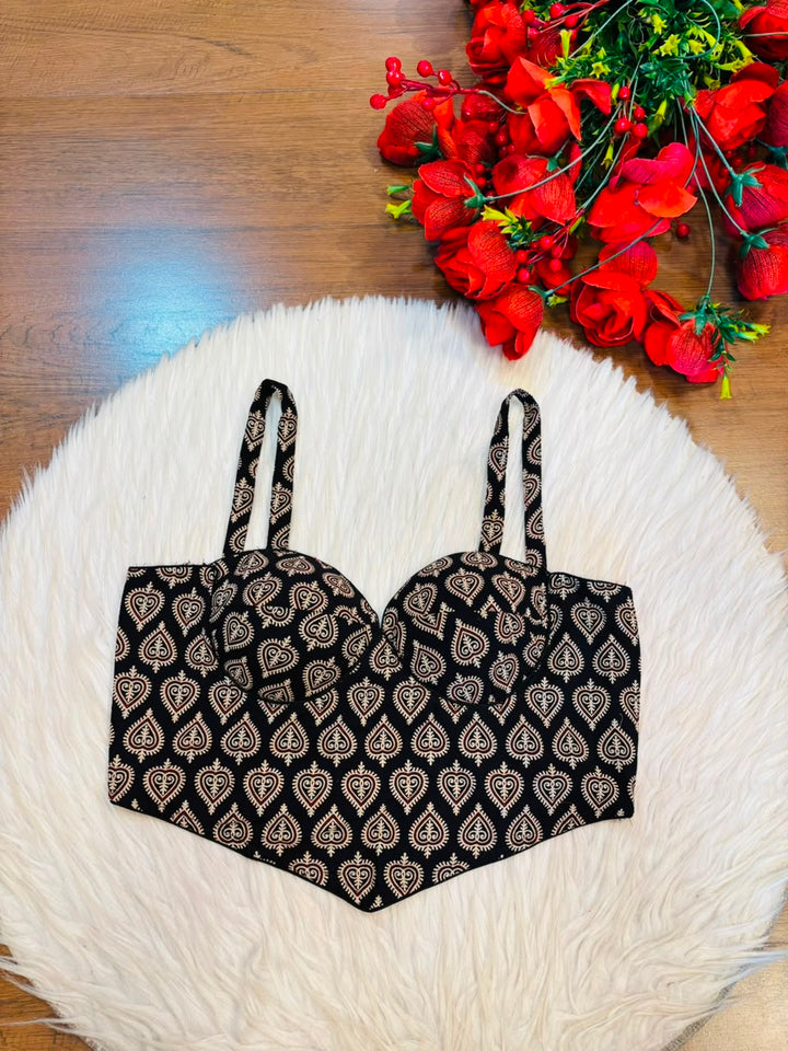 Desi Icon Ajrakh Print Blouse