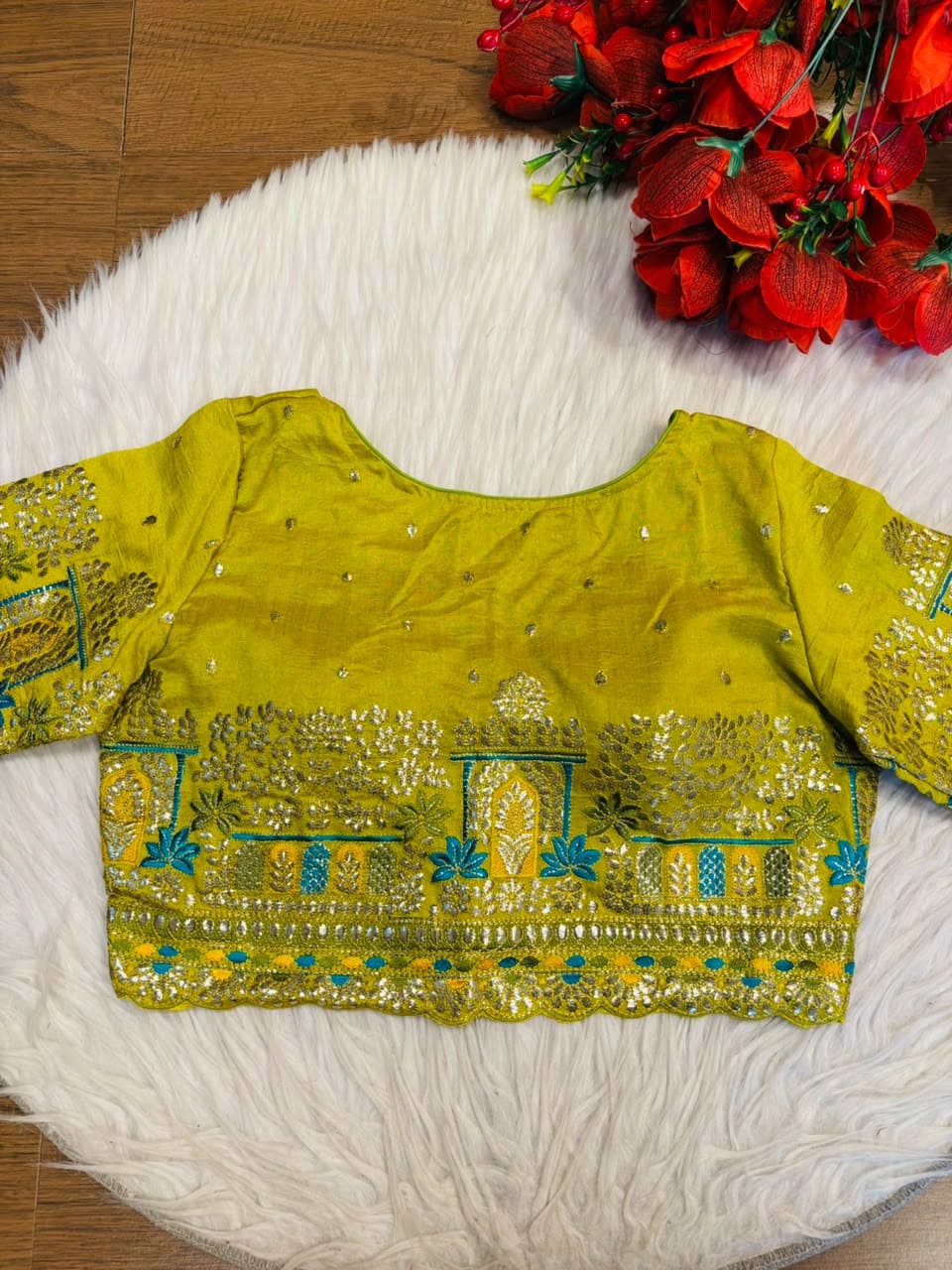 Beyond the Galaxy – Pitai Zari Designer Blouse