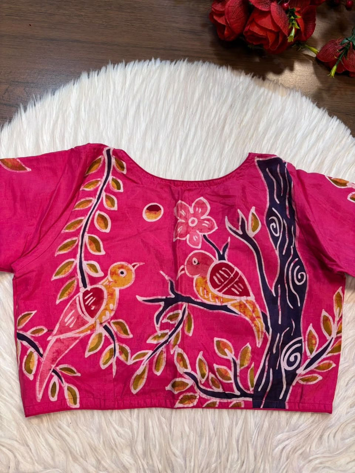 Song of the Sparrow – Batik Designer Blouse