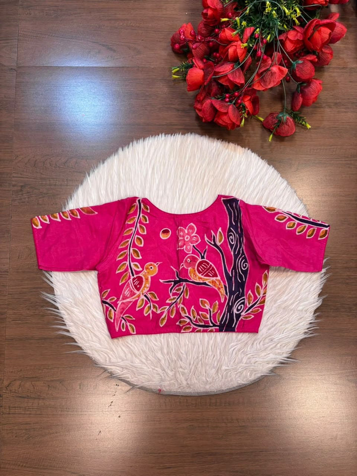 Song of the Sparrow – Batik Designer Blouse