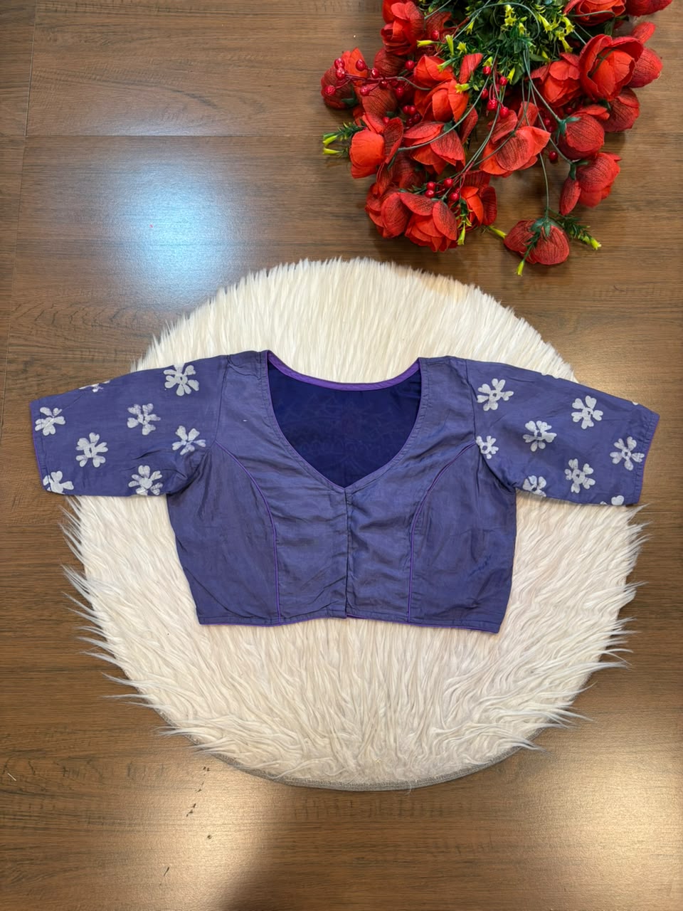 Mahishasuramardini Batik Silk Blouse