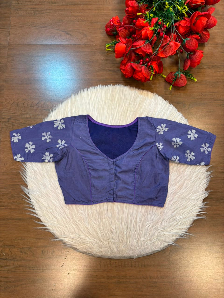 Mahishasuramardini Batik Silk Blouse