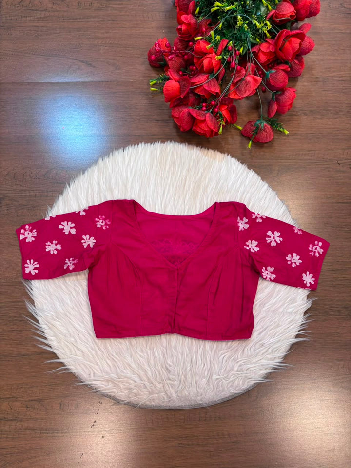 Mahishasuramardini Batik Silk Blouse