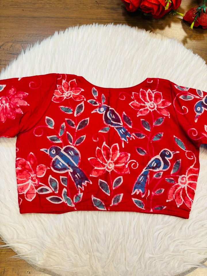 Floral Daydream- Batik Designer Blouse