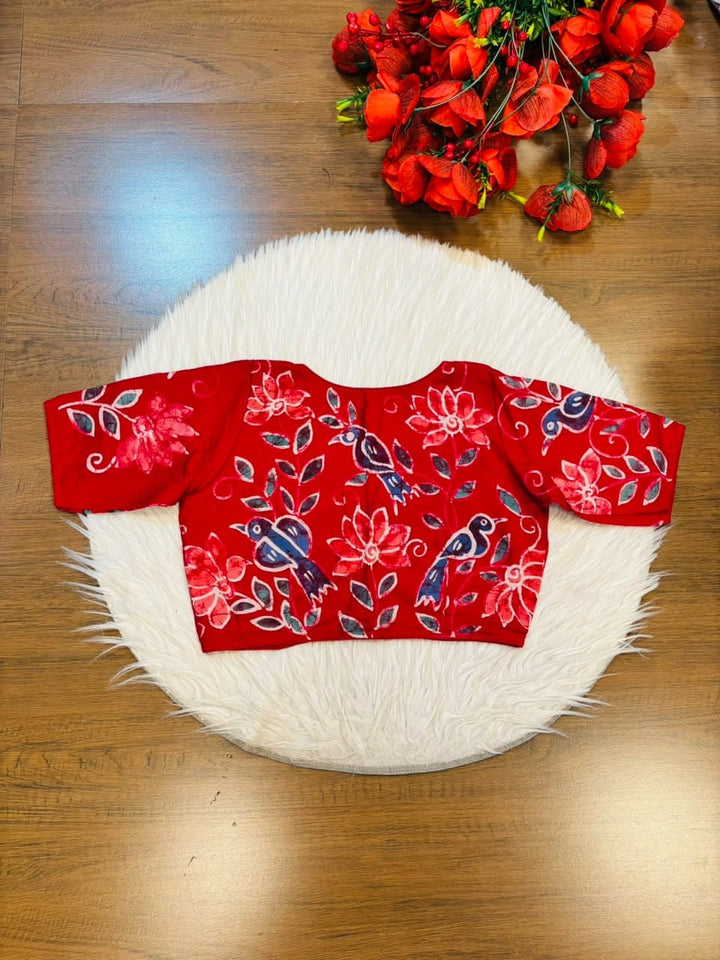 Floral Daydream- Batik Designer Blouse