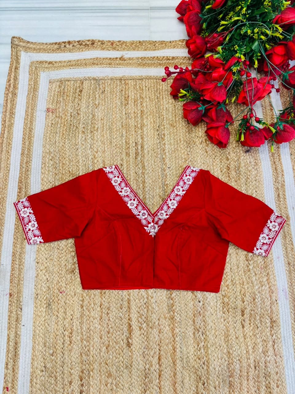Mahalaya Prabhat Designer Blouse