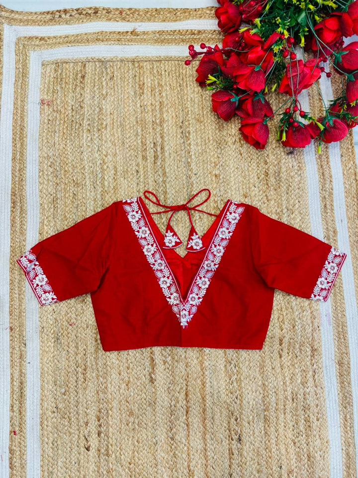 Mahalaya Prabhat Designer Blouse