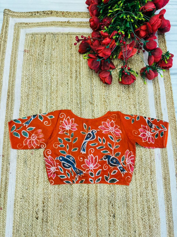 Floral Daydream- Batik Designer Blouse