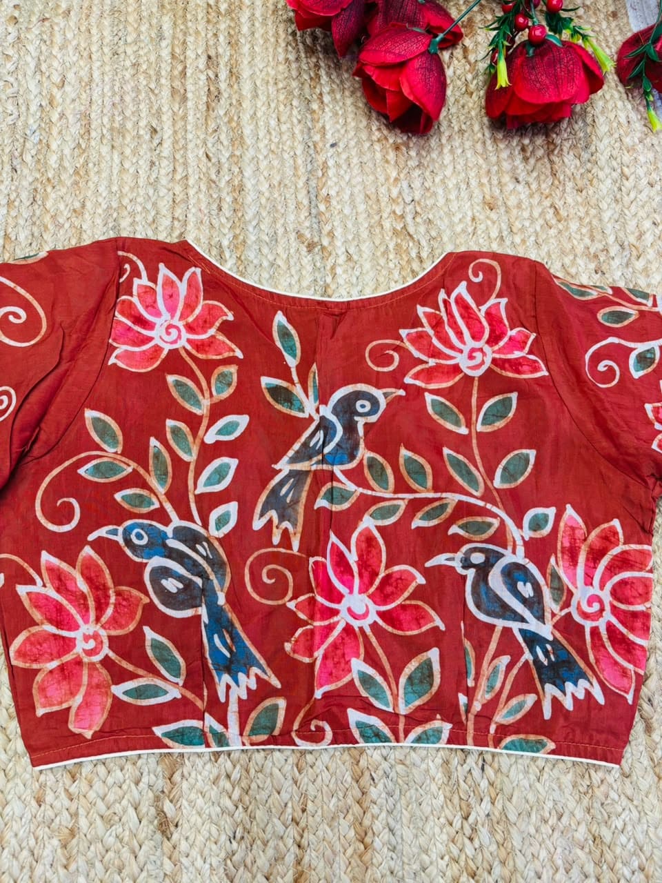 Floral Daydream- Batik Designer Blouse