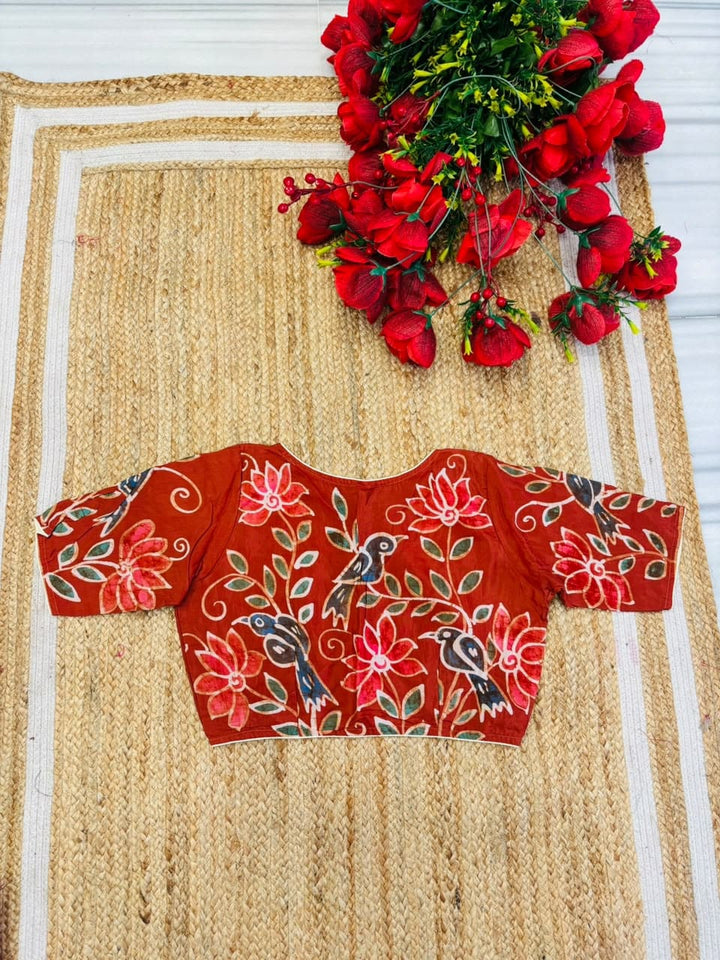 Floral Daydream- Batik Designer Blouse