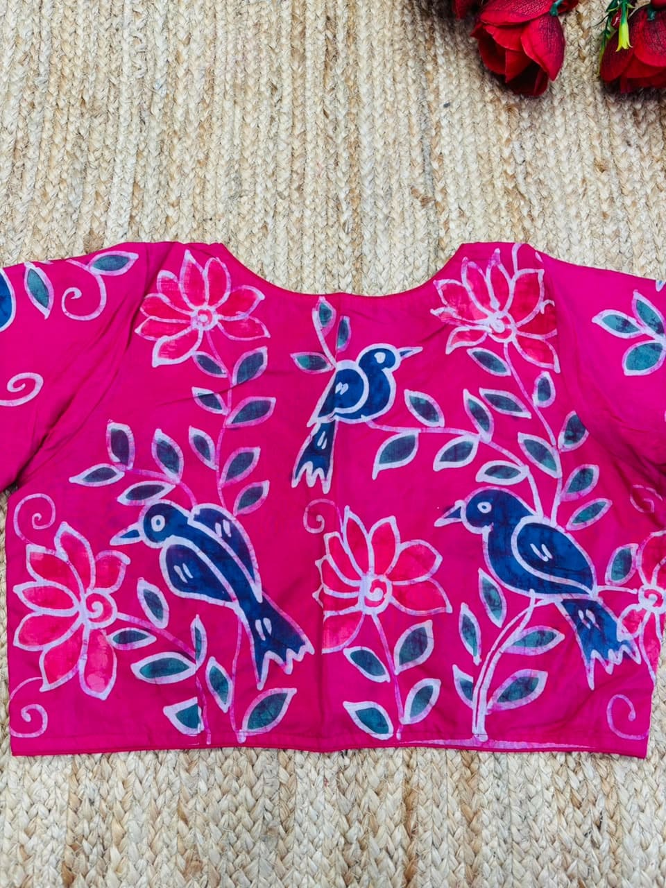 Floral Daydream- Batik Designer Blouse