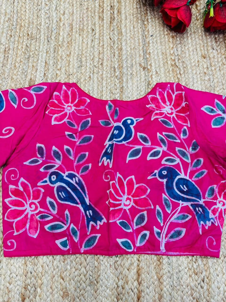 Floral Daydream- Batik Designer Blouse