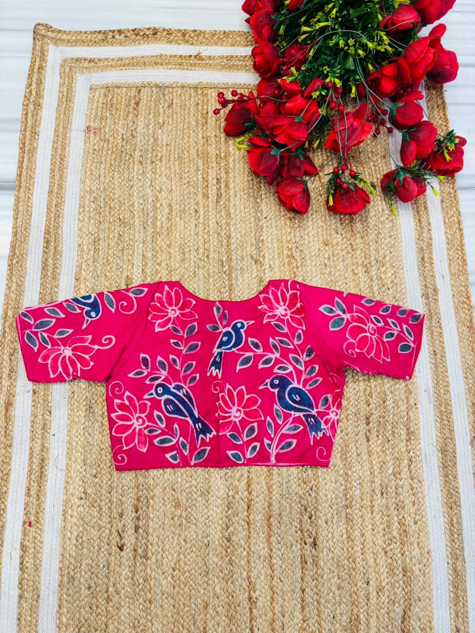 Floral Daydream- Batik Designer Blouse
