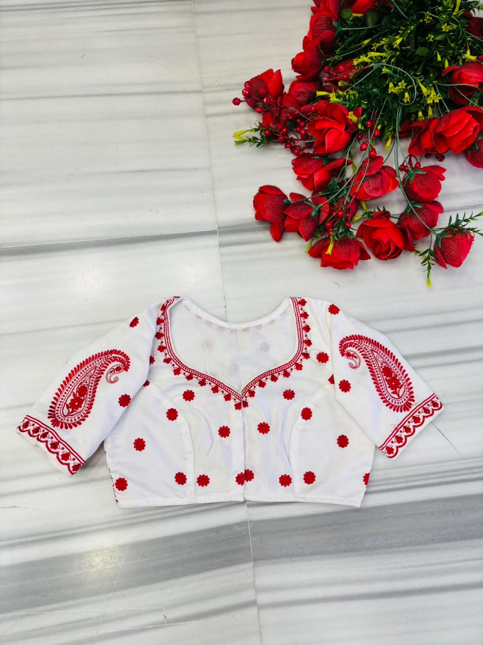 Briddhi Shringar Vichitra Silk Blouse