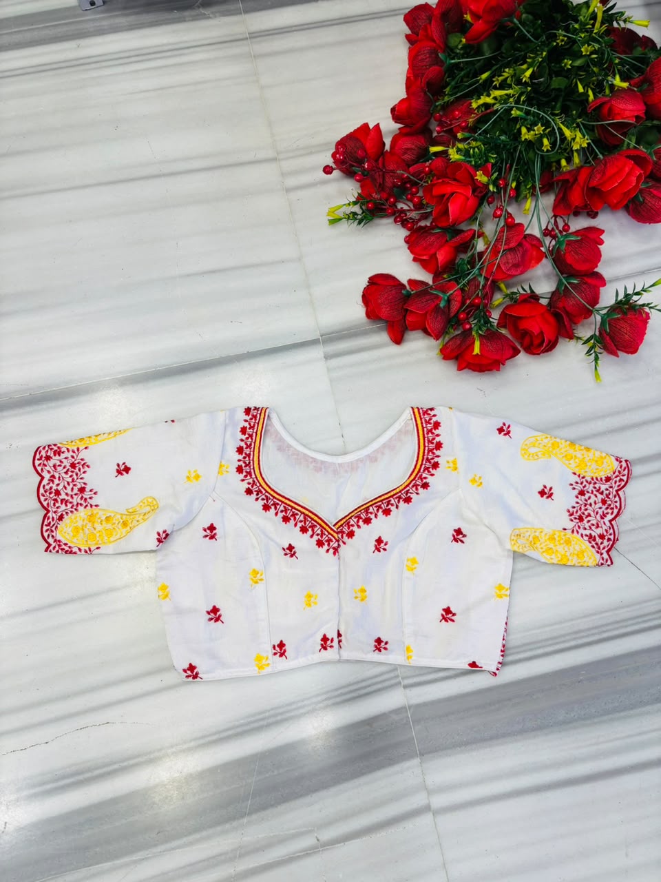 Agnishikha Vichitra Silk Blouse