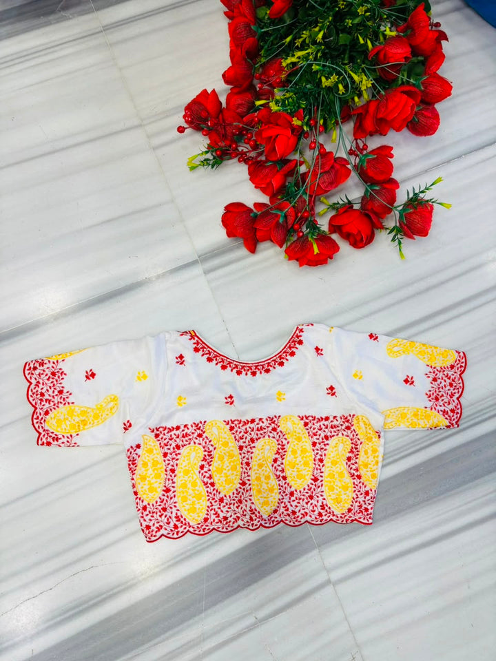 Agnishikha Vichitra Silk Blouse