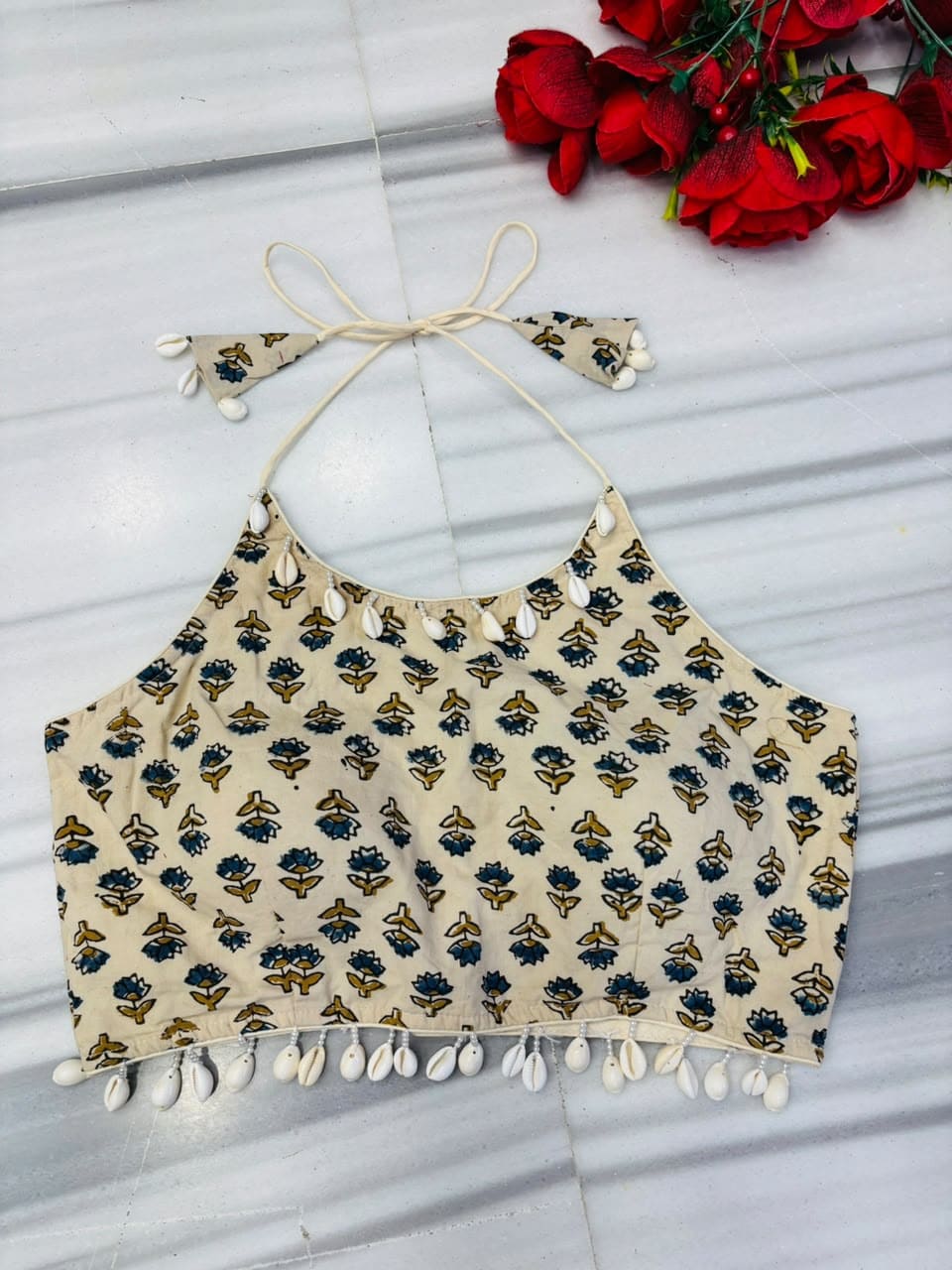 Too Hot to Be Basic – Ajrakh Blouse