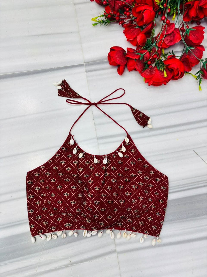Too Hot to Be Basic – Ajrakh Blouse