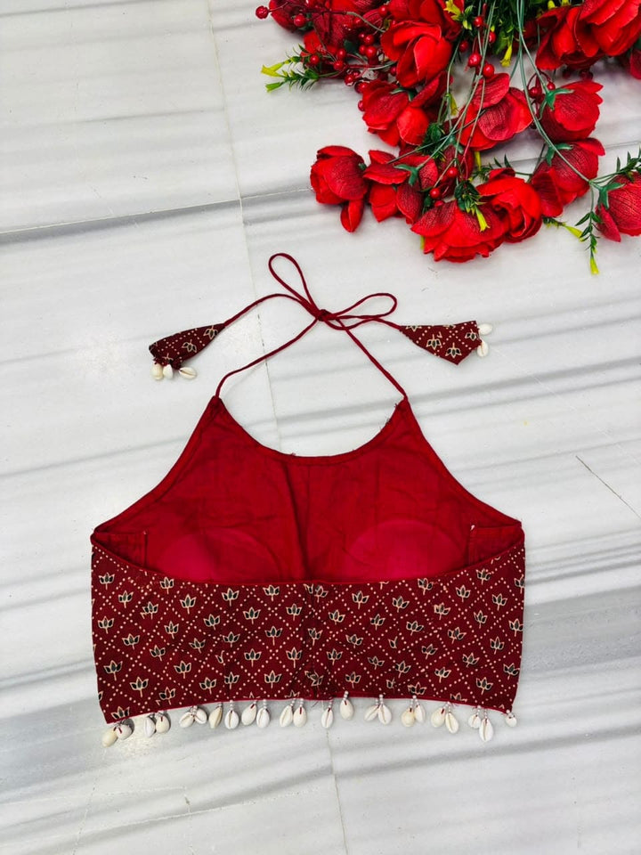 Too Hot to Be Basic – Ajrakh Blouse