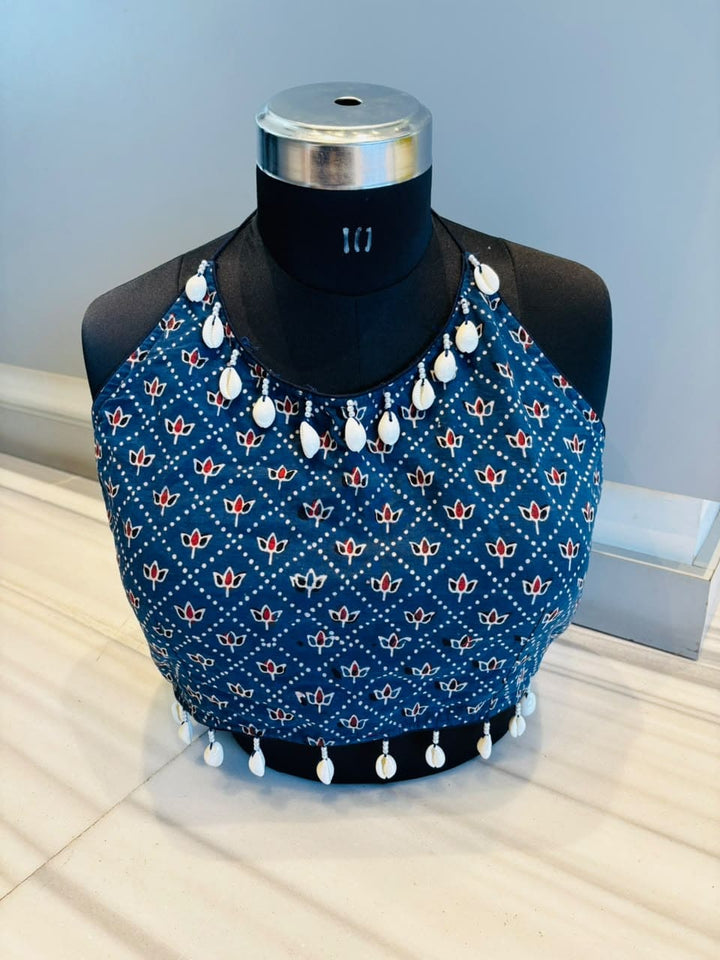 Too Hot to Be Basic – Ajrakh Blouse