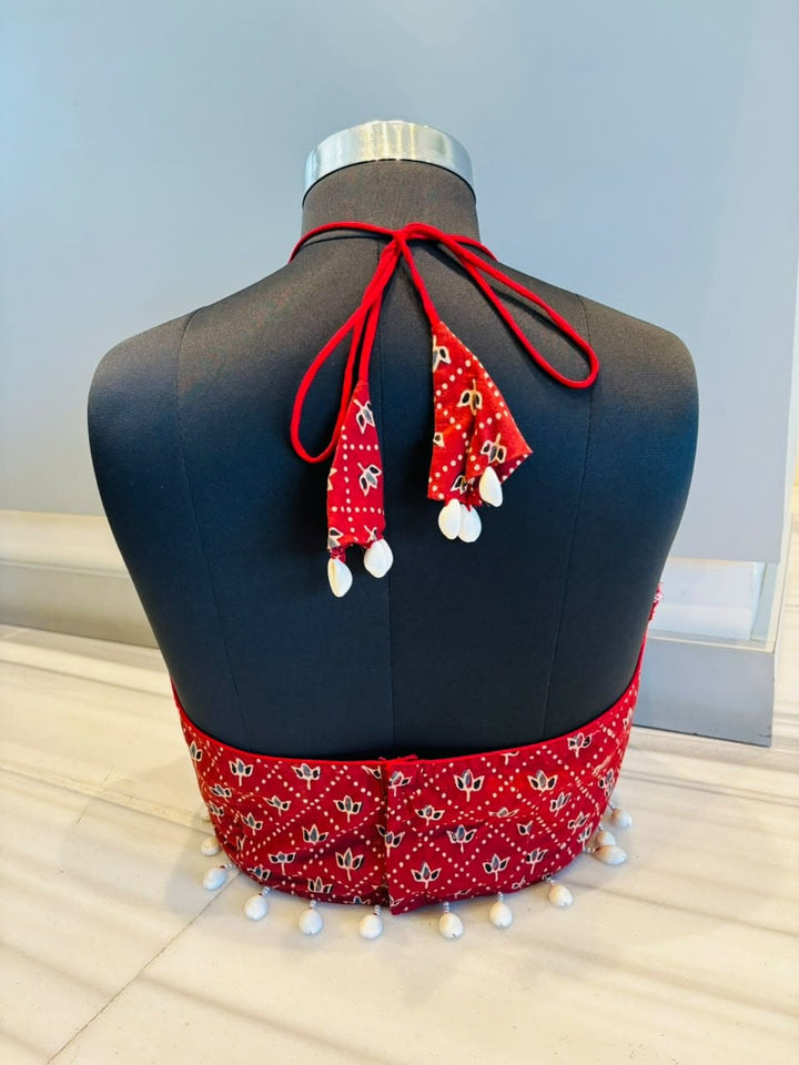 Too Hot to Be Basic – Ajrakh Blouse