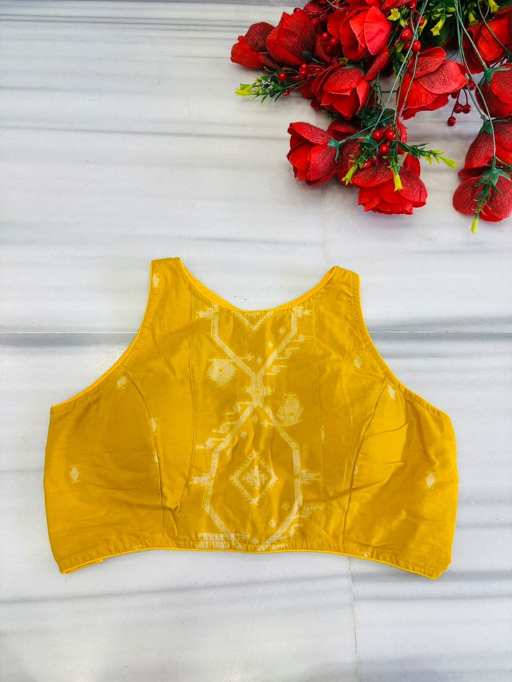Woven to Impress – Cotton Jamdani Woven Designer Blouse