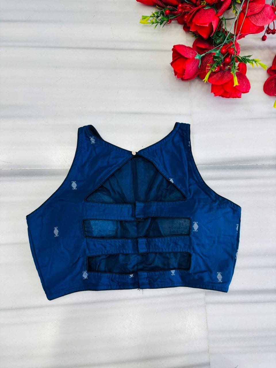Woven to Impress – Cotton Jamdani Woven Designer Blouse