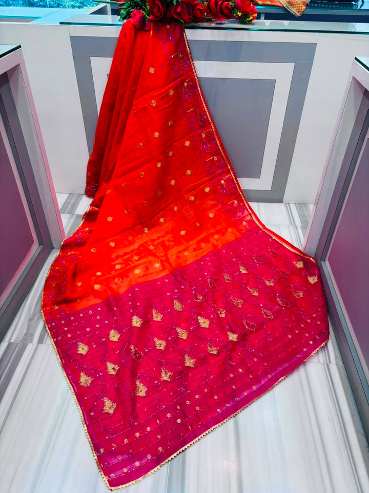 Sonar Alo  Katdana Jamdani Saree
