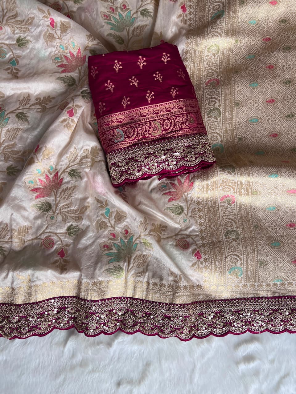 Rajshree Zari Dola Silk Saree